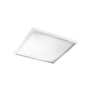 PLAFONIERA CON VETRO SATINATO A LED