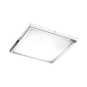 PLAFONIERA CON VETRO SATINATO A LED