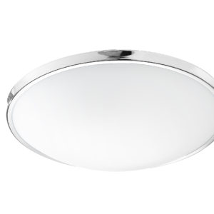 PLAFONIERA CON VETRO SATINATO A LED