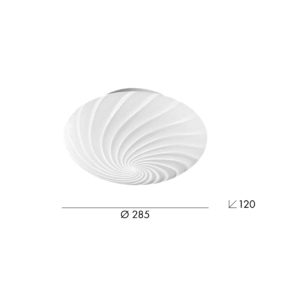 PLAFONIERA VETRO MURANO