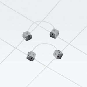 COPPIA CONNETTORI X ALIM. PI? LINEE