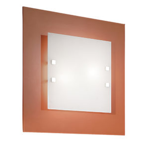 PLAFONIERA DOPPIO VETRO