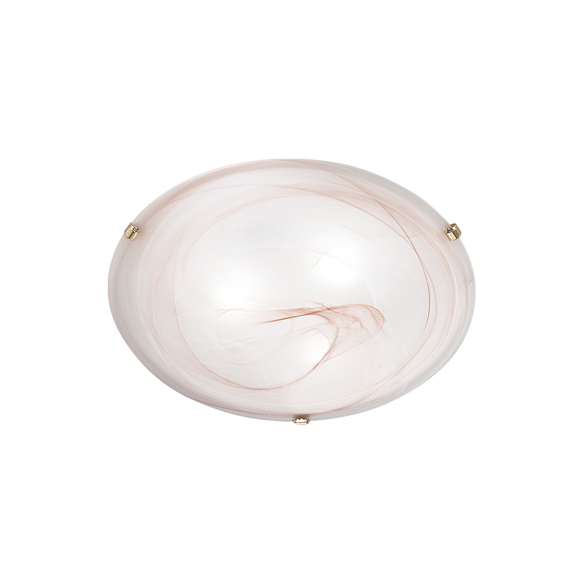 PLAFONIERA CON VETRO ALABASTRO