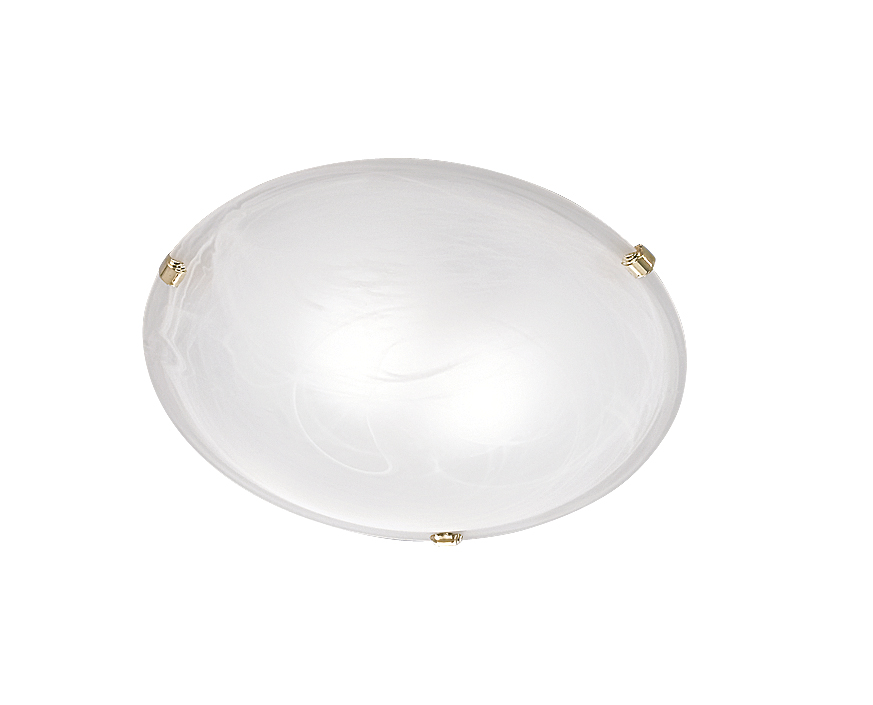 PLAFONIERA CON VETRO ALABASTRO