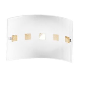 LAMPADA PARETE VETRO DECORATO