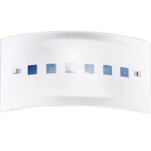 LAMPADA PARETE VETRO DECORATO