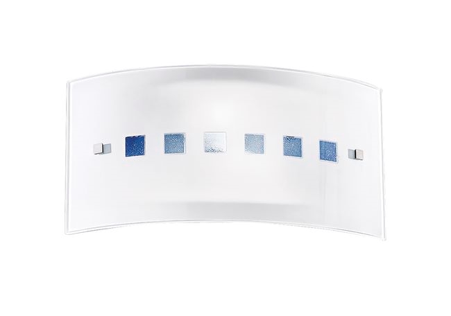 LAMPADA PARETE VETRO DECORATO