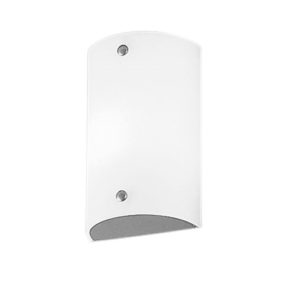 LAMPADA PARETE VETRO BIANCO A LED