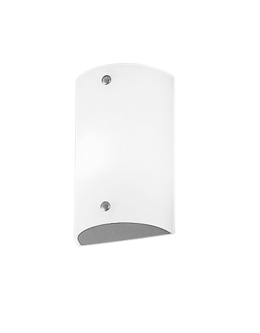 LAMPADA PARETE VETRO BIANCO A LED