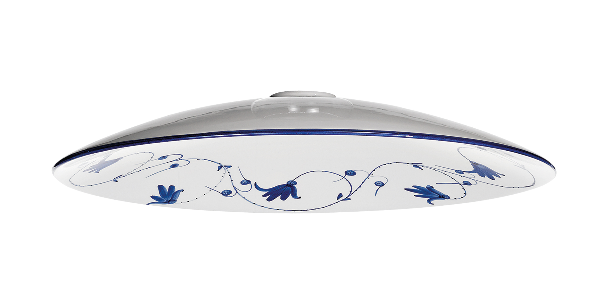 DIFFUSORE PIATTO LISCIO DECORO BLU