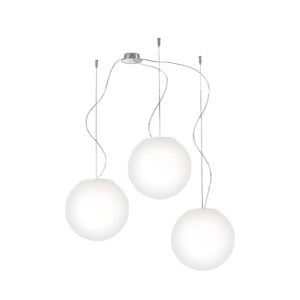 SOSPENSIONE E27 BIANCO 3X75W