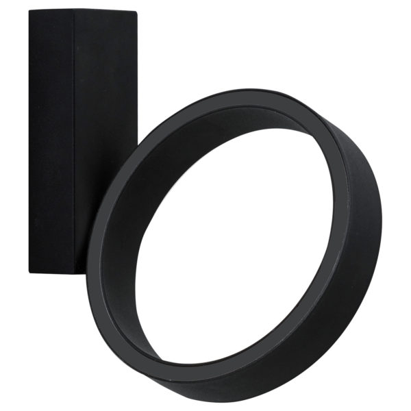 LAMPADA PARETE LED 3K NERO 7W