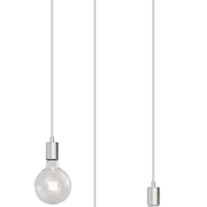 SOSPENSIONE E27 BIANCO 3X75W