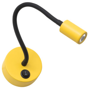 LAMPADA PARETE LED 3K GIALLO 3W