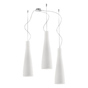 SOSPENSIONE E27 BIANCO 3X75W