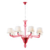 SOSPENSIONE E14 ROSA 8X40W VETRO - immagine 2