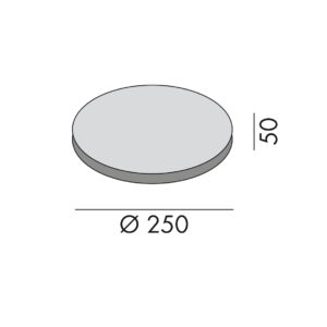 ROSONE BIANCO PER ORBIT SINGOLO