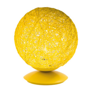 LAMPADA TAVOLO  GIALLO E27 1X75W