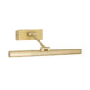 LAMPADA PARETE LED 3K ORO SAT 8W - immagine 2