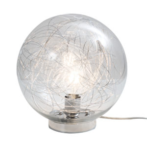 LAMPADA TAVOLO IN VETRO E27 1X75W