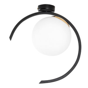 LAMPADA SOFFITTO E27 NERO/OL 1X40W