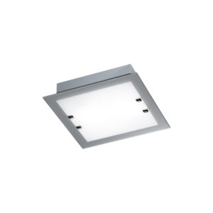 PLAFONIERA VETRO BORDO GRIGIO