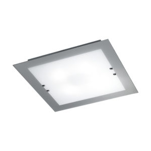 PLAFONIERA VETRO BORDO GRIGIO